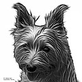 Greyscale Australian Terrier Pop Art - 6500 FS